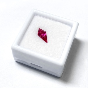 Factory Price 8*9mm Kite Cut Lab Grown <strong>Ruby</strong> Loose Gemstone Pigeon Blood <strong>Ruby</strong> for Jewelry Making - Product Image 1