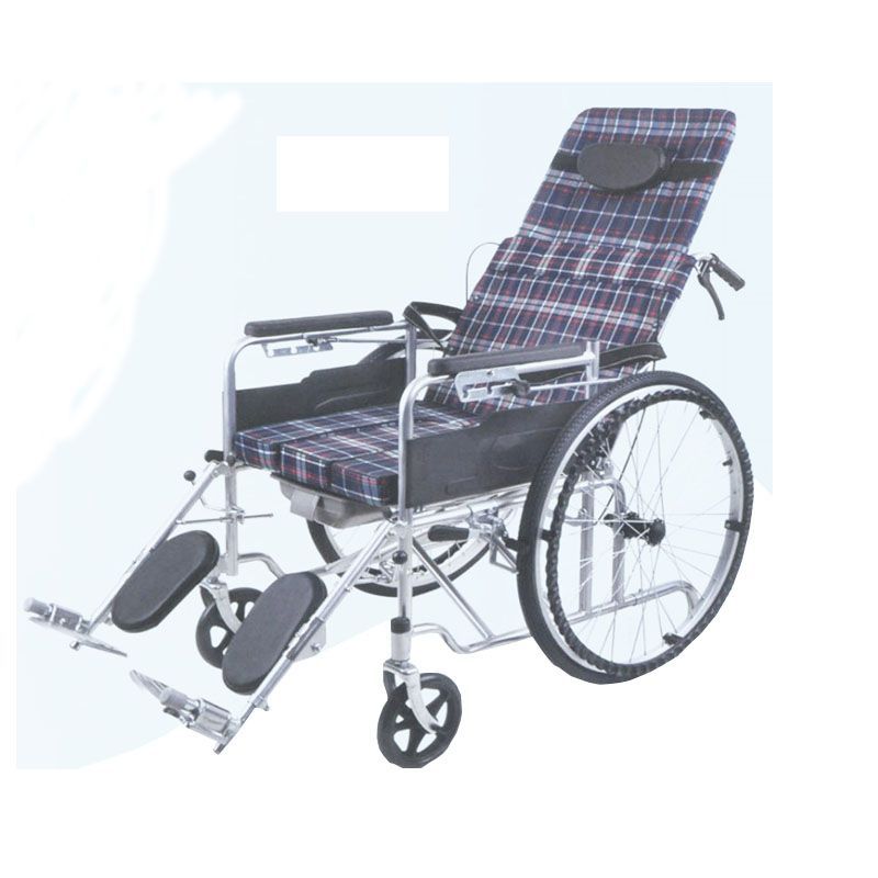 Fauteuil roulant semi-inclinable en tissu Oxford en maille avec table à manger