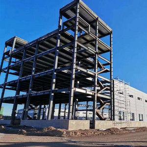 Diseño moderno Marco de acero ligero Real Estate Showroom Metal H Estructura Edificio para la venta