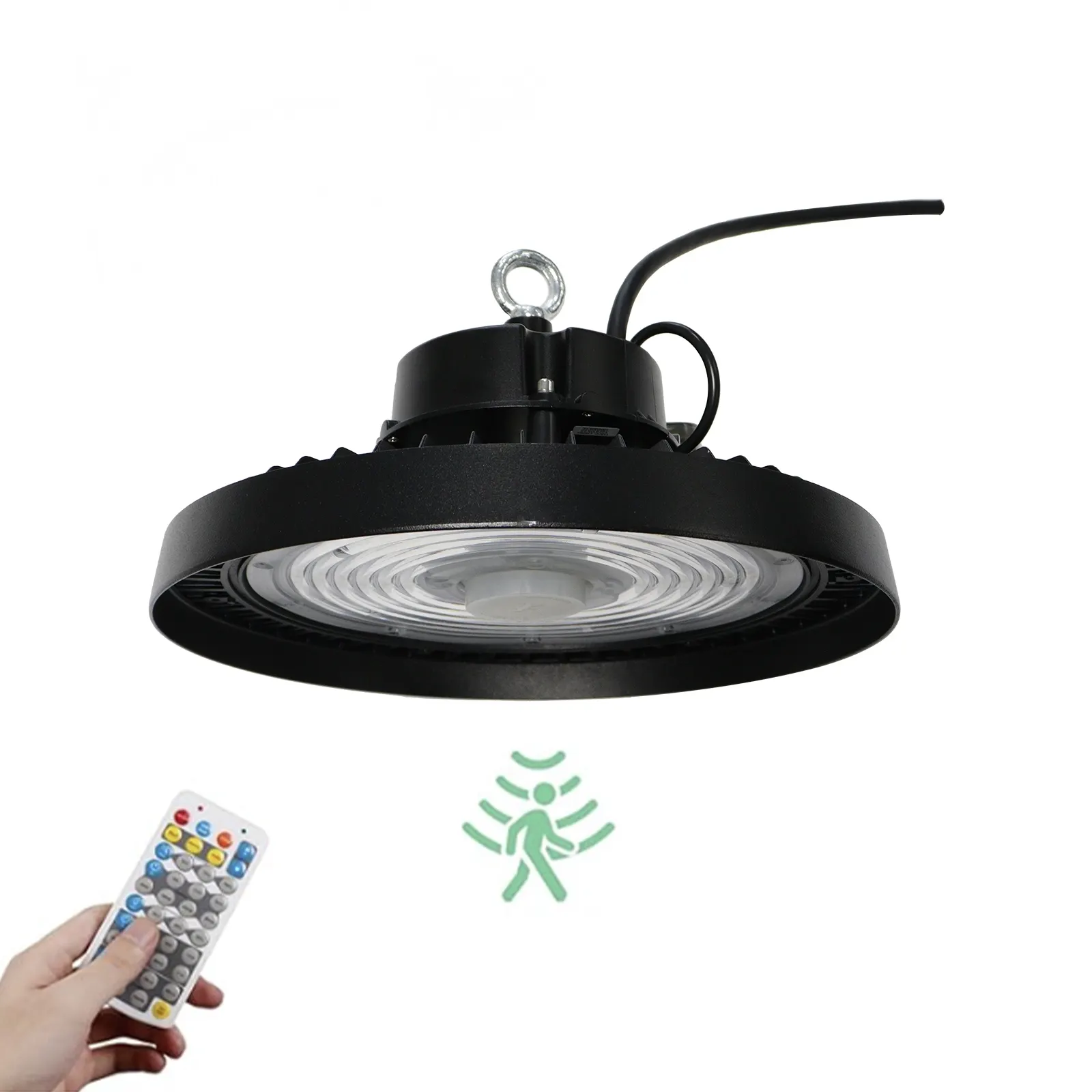 Éclairage intérieur YG BAS quantité minimale de commande 100w 150w 200w 240w 300w capteur de mouvement à haute luminosité UFO LED haute baie pour AC100-240V de gymnastique en entrepôt