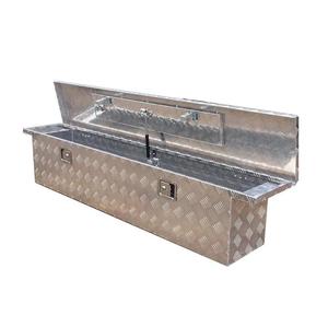 银色铝重型皮卡卡车床工具箱拖车存储工具箱带锁和钥匙 - Product Image 5