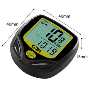 Ordenador inalámbrico para bicicleta Sunding, ordenador para bicicleta estática, velocímetro, odómetro para ciclismo, resistente a la lluvia - Product Image 5