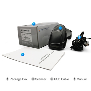 GTCODESTAR Barcode Scanner <strong>Excellent</strong> Quality Laser Wired 1D Reader Barcode Scanner - Product Image 6