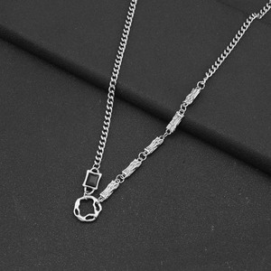 カラーボーンチェーンパーソナリティシンプルでハンサムなメンズヒップホップニュートラルスタイルのネックレス - Product Image 4