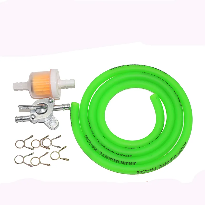 KAEFUNG Green Moto Fuel Filter Line Spring Clips Clamps Tube Hose Inner Dia Motorcycle Oil Gasoline Universal Dirt ATV Moped