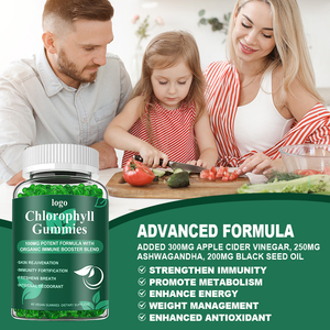 Hot bán đường miễn phí chlorophyllin chiết xuất cai nghiện Gummies cải thiện miễn dịch thực phẩm bổ sung cho người lớn - Product Image 6