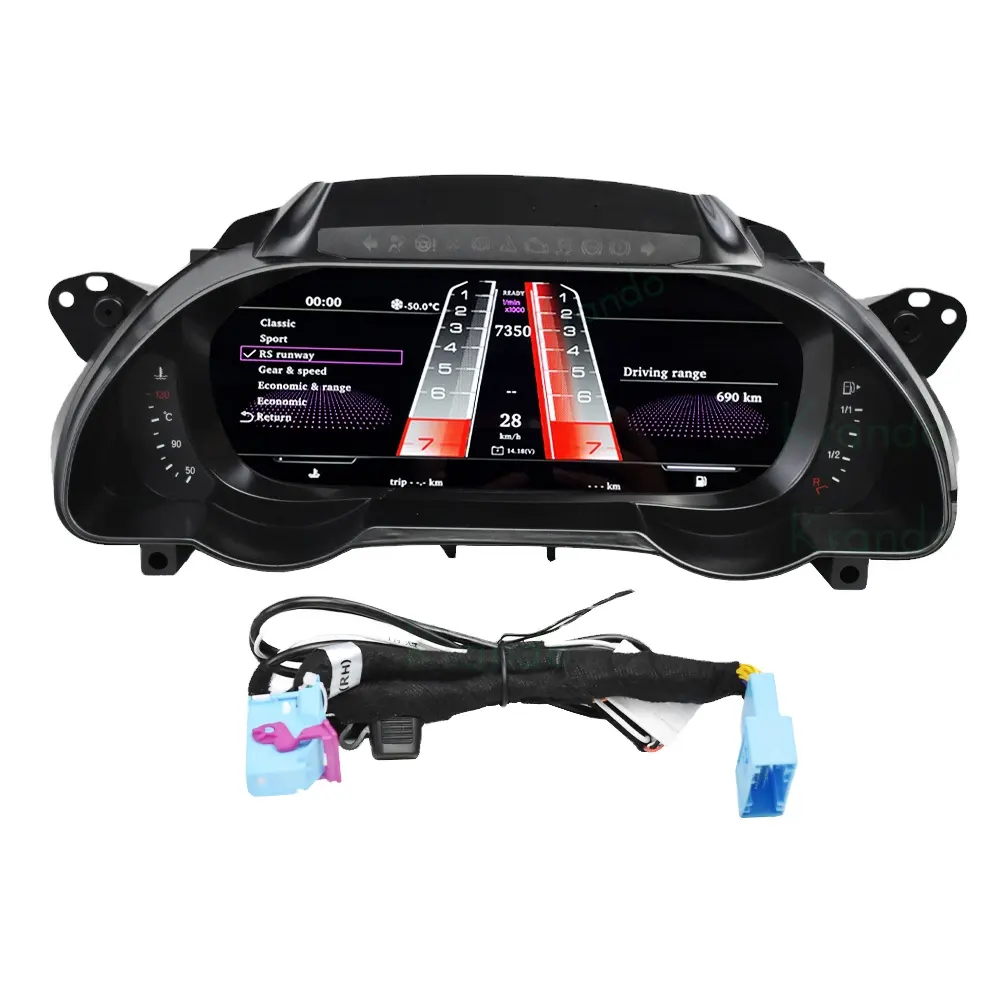 Kando 12.3 "quadro digitale dello strumento del cruscotto dell'auto per Audi A5 A5L S5 2009 - 2017 speedometri cruscotto Plug and Play