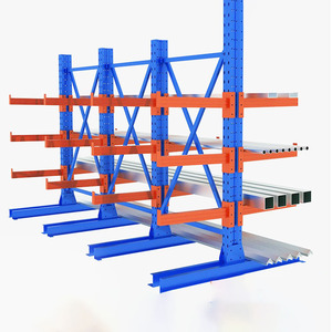 Sistema de estante de almacenamiento de acero ajustable de diseño industrial Estantería de palés de almacén alto con estanterías de remache y estantes apilables - Product Image 3