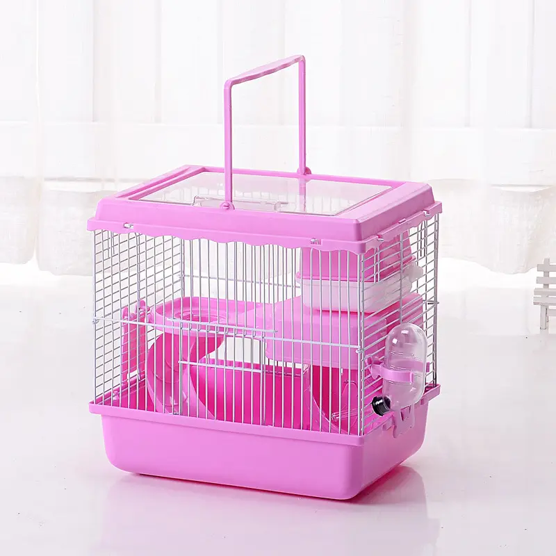 Pet Syrienne Nain Gerbille Souris Rat Rongeur Petite Roue Maison Hamster Cages BE-S10