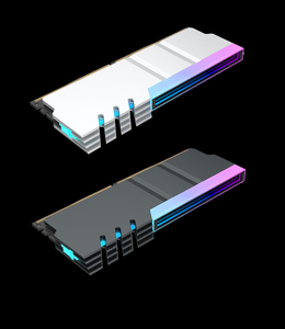 <span class=keywords><strong>DDR4</strong></span>/5 RGB Luz Tira 5V 3Pin ARGB <span class=keywords><strong>Overclocking</strong></span> Cooler Memória Cooling Vest Proteção Dissipador de Alumínio Ball Bearing 1.8W Ram - Product Image 2