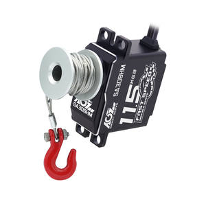 AGFRC <strong>360</strong> <strong>Degree</strong> <strong>Servo</strong> Motor 0.060sec 11.5kg-cm Metal Gears Mini Brushless <strong>Servo</strong> for 1/12th Pan Cars - Product Image 1