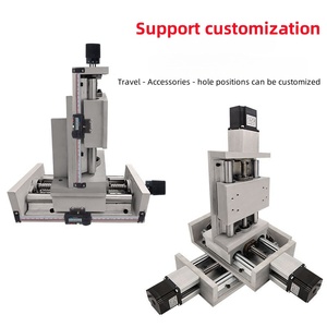 Manual Electric Lathe Heavy-duty Woodworking <strong>CNC</strong> End Milling Precision Lifting <strong>Slide</strong> Module Cross Rod <strong>Linear</strong> <strong>Guide</strong> - Product Image 5