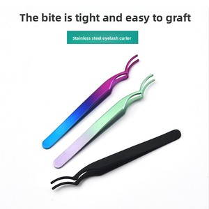 Lash <span class=keywords><strong>Applicator</strong></span> Công Cụ Tự Làm Giả Lông Mi <span class=keywords><strong>Applicator</strong></span> Công Cụ Thép Không Gỉ Cong Nhíp Lông Mi Cho Cụm Lash Dải Lông Mi - Product Image 3