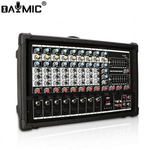 Mezclador de audio profesional de 8 canales con caja de amplificador de potencia para DJ Home KTV Show - Product Image 4