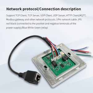 13.56Mhz IC TCP/IP/HTTP Ethernet LAN RJ45 lettore di schede di rete RFID QR Code Reader per il sistema di controllo accessi
