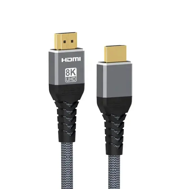 Hdmi 2.1 כבל 8k 60hz 4k 120 hdr10 21:9 hdcp 2.2 2.3 3d vr ethernet תואם מסוף roku טלוויזיה