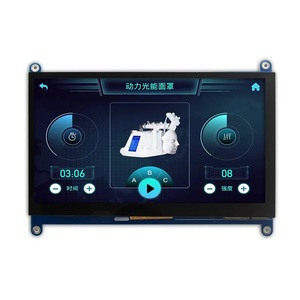 7 8 9 10,1 Zoll Himbeer-Pi HD-MI zu RGB 1024*600 Auflösung 50 Pin Controller Board Tft LCD-Bildschirm