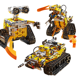 Remote Control <strong>Robot</strong> 3In1 RC <strong>Building</strong> Toy Technik STEM Learning Set <strong>Robot</strong> Tank Mech Dinosaur Engineer Education <strong>Building</strong> Block - Product Image 1