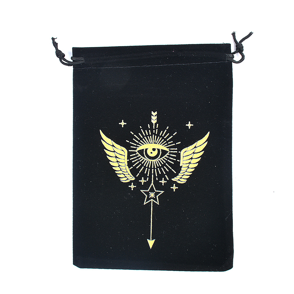 Tarot en flanelle noire 1-1318cm