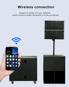 DTL110 Stage concerto professionale Line Array sistema di altoparlanti DSP 18 pollici Sub-woofer 10 pollici attivo Line Array di altoparlanti Set - Product Image 3