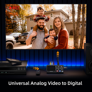 Unisheen一键式独立数字转换器从VHS HI8摄像机机顶盒S-Video RCA影音输出捕获记录视频 - Product Image 2