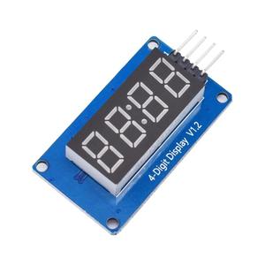 TM1637 modulo Display a LED per 7 segmento 4 bit 0.36 pollici orologio anodo rosso tubo digitale quattro Driver seriale Board Pack - Product Image 5