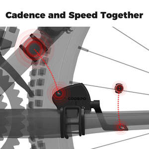 COOSPO Sensor Dual de Velocidad de Cadencia de Bicicleta Inalámbrico Compatible con Zwift, Rouvy, IPX6 con Batería de Larga Duración - Product Image 5