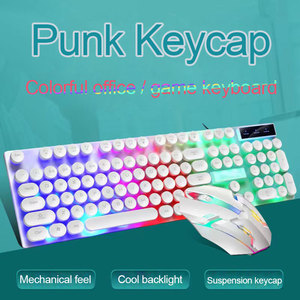 Kit de ordenador de escritorio OEM, Teclado Y ratón para Gamer, con cable Usb, Klavye, Rgb, retroiluminación, ratón Y Teclado - Product Image 2