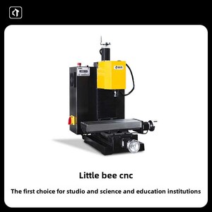 小黄蜂迷你数控钻铣雕刻机小型家用马赫3控制数控铣床迷你台式数控铣床