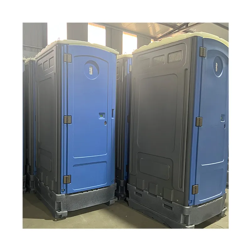 カスタムポータブルトイレユニットキャンププラスチックモバイルトイレとバスルーム屋外コンテナトイレ