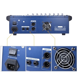 专业8声道音频幻象放大器功率混音器 - Product Image 6