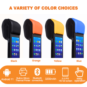 Mobile POS Terminal <strong>Device</strong> <strong>With</strong> <strong>Android</strong> 11 OS <strong>Built</strong>-<strong>in</strong> 58mm Bluetooth <strong>Printer</strong> 2MP Camera to Scan Code Handheld <strong>Android</strong> PDA - Product Image 4