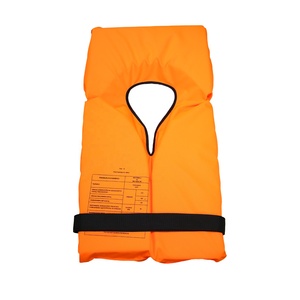 ISO 150N سترة حياة بحرية تجارية مخصصة ، ألواح عاكسة عالية اللون للكبار من نوع البرتقالي للركوب - Product Image 4