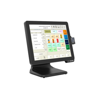 China pos machine 15 pulgadas 1024*768 escritorios todo en un sistema POS de computadora con pantalla táctil - Product Image 1