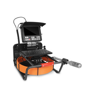 PipeCam 45MM Probe 360 Degree Rotation Dual Camera 30M 60M 8'' Screen CCTV Sewer Pipe Camera Used for Drain <strong>Pipeline</strong> Inspection - Product Image 1