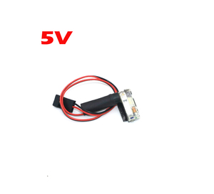 超级氙气5v发光二极管频闪灯手电筒自动夜灯，带快或慢固定翼多铜12v电源输入 - Product Image 5