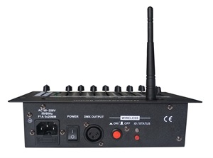 2.4GミニDMXコントローラー24CHs 512コントローラーワイヤレスDMX 512電源ワイヤレスシンプル - Product Image 3