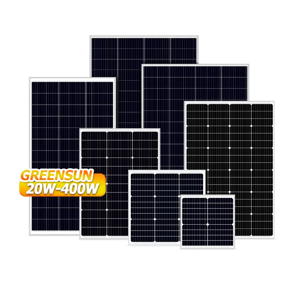 12v 5w פאנל סולארי 100w 200w photovolteic 25 שנים אחריות מערכת אחסון אנרגיה מפעל סיני