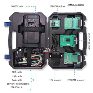 Programador de nueva generación CGDI CG100X para reinicio de bolsa de aire, ajuste de kilometraje y soporte de lectura de Chip MQB, recién agregado RH850 R7F701407