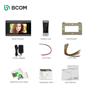 Bcomtech <strong>Access</strong> Control <strong>System</strong> Door Bell Camera Wifi 7&quot; Touch Screen Video <strong>Intercom</strong>