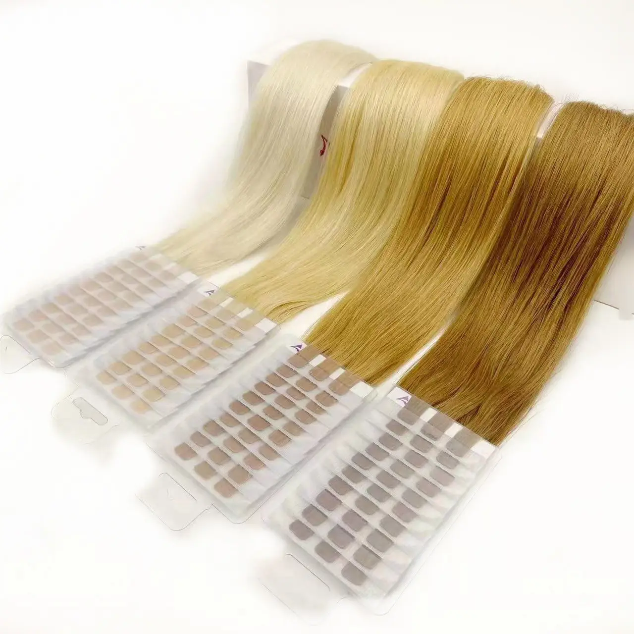 Nieuwe Uitvinding Hot Sell Easy Use Zeer Onzichtbare Ultraviolette Stralen V Hair Extensions Gebruiken Met Lijm Hot Sell