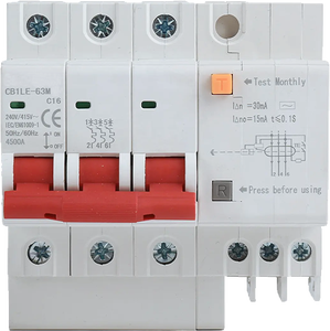 Residual <strong>Current</strong> Operated <strong>Circuit</strong> <strong>Breaker</strong> 3A 6A 10A 16A 20A 25A 32A 40A 50A 63Amp Miniature <strong>Circuit</strong> <strong>Breaker</strong> Rcbo <strong>Circuit</strong> <strong>Breaker</strong> - Product Image 6