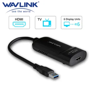 Wavlink USB 3.0至HDMI/多显示器视频图形适配器，带音频1080p外部视频卡高清视频镜像扩展显示 - Product Image 2