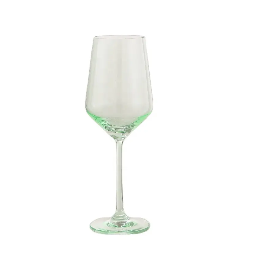 Premium Op Maat Gemaakte Klassieke Glazen Beker Groene Kleur Sublimatie Kristallen Rode Wijnglazen