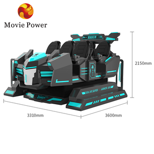 Vr Simulador Máquina Movimiento Cine Equipo Sistema Realidad Virtual Simulación 6 Vr Asientos 5D 9D Vr Cine - Product Image 2