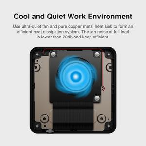 Neuankömmling CHUWI LarkBox Pro 4K Mini-PC Quad-Core Intel Celeron J4125 6GB RAM 128GB ROM Win10 Desktop-Computer - Product Image 6