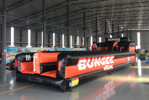 Nhà Máy Chất Lượng Cao Thách Thức Cạnh Tranh Dual Lane Inflatable Bungee Chạy Để Bán - Product Image 3