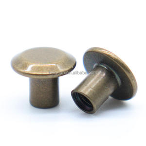 Cheesehead Post Slotted Matingscrews Binding Barrels Chicago <strong>Screw</strong> for Leather Binding Posts Slot Brass <strong>Screw</strong>