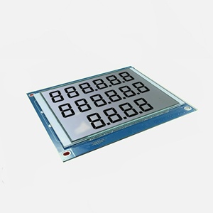 Zapfsäule LCD display 664 typ TN segment 16 ziffern LCD modul mit weiße led-hintergrundbeleuchtung für zapfsäule - Product Image 1