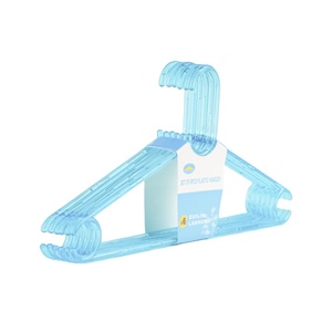 工厂价格便宜家用PP材料服装塑料衣架 - Product Image 1